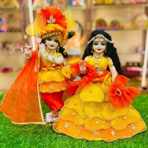 Floral Printed Soft Cotton Laddu Gopal Ji Dress | Summer Special Outfit